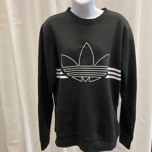 Adidas Black Sweatshirt with White Logo